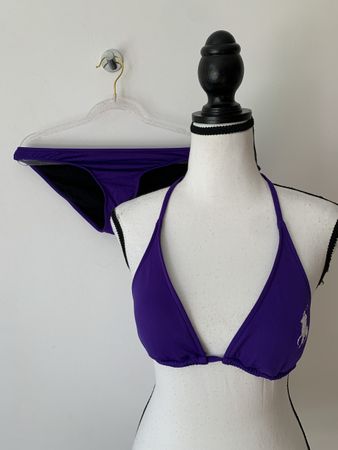 Ralph Lauren Bikini Gr. S/36, Triangelbikini lila violett