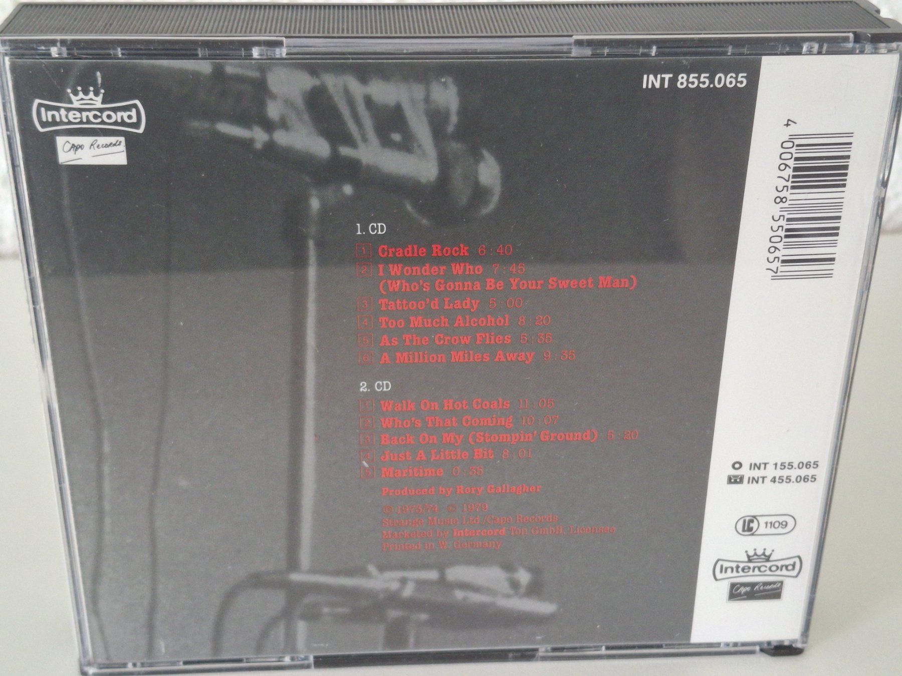 CD: 2CD Rory Gallagher -  Irish Tour  Live – Usato da Aarberg venduto da Jackup1 1