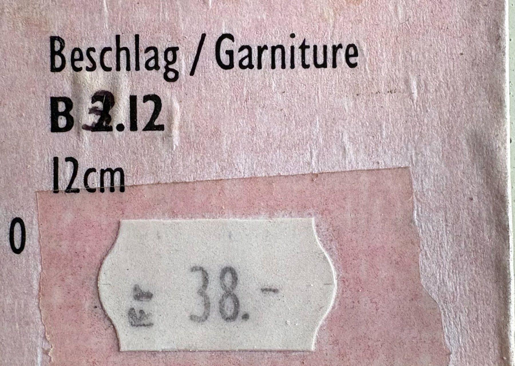 Ferramenta: ANTIKER MESSING BESCHLAG NEU & ORIGINALVERPACKT – Nuovo e nell'imballaggio originale da Ostermundigen venduto da wini63 1