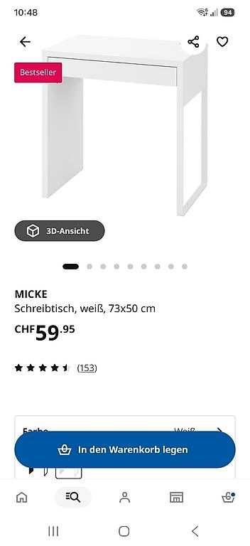 Schreibtische: Kinderschreibtisch Micke – Gebraucht aus Nuglar von tsalathe 1