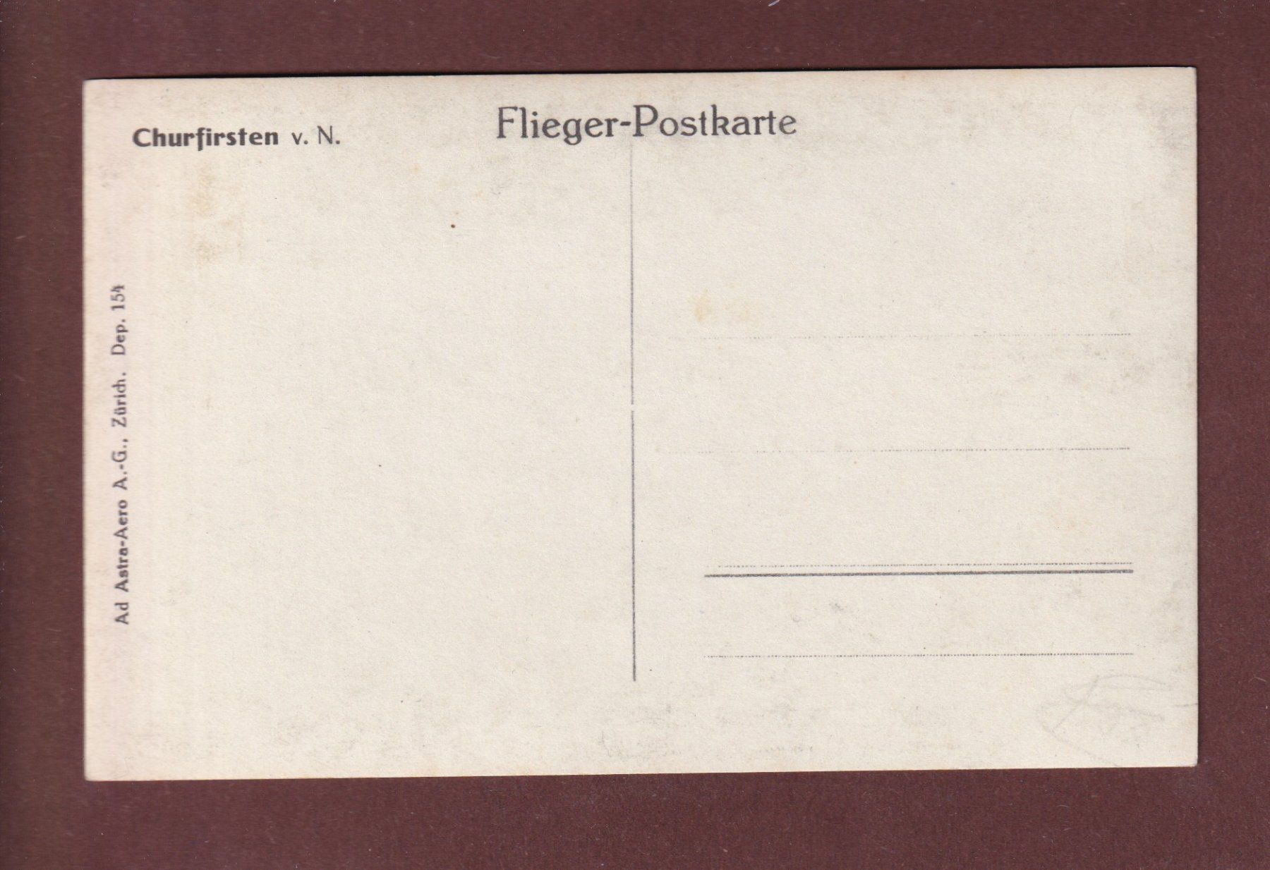 Ansichtskarten: CHURFIRSTEN - Flieger-Postkarte – Gebraucht aus Pully von nicecards-shop 1