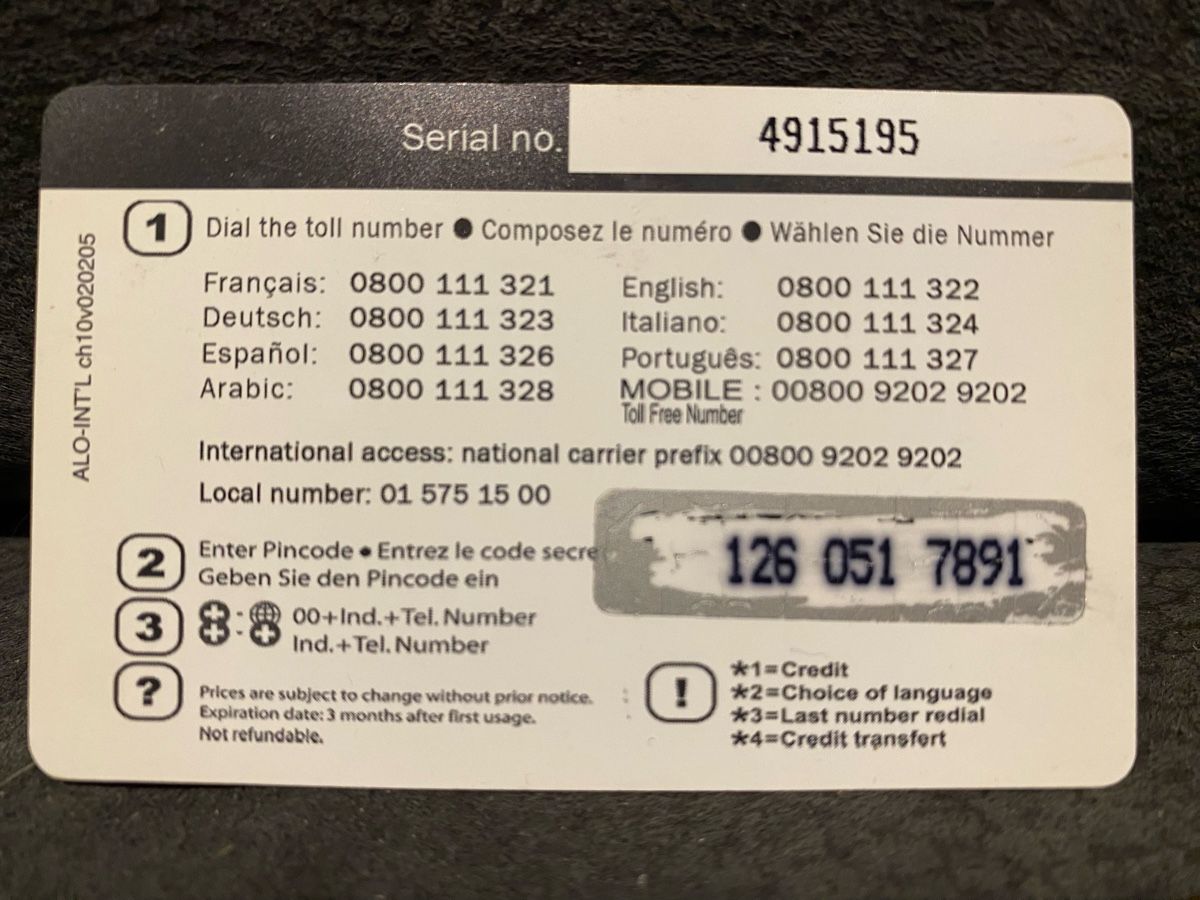 Schede telefoniche: Carte – Usato da Lausanne venduto da babacard10 1