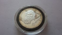 Silbermünze aus Russland : 2 Rubel Ljubow Orlowa 2002