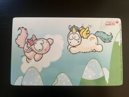 2 Planches NICI licorne 2017, 10.5 x 7.5 cm