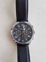 Fossil Grant Herrenuhr Armbanduhr Lederband