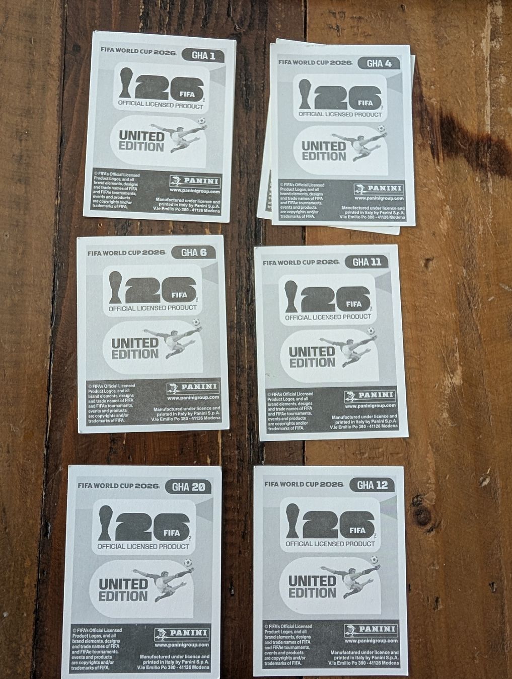 Panini Cartes à collectionner: Panini Ghana – Neuf (Voir description) à Gebenstorf par fa1zz 1