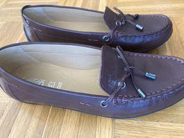 Mocassins Geox - Taille 38 GEOX - Couleur brun foncé