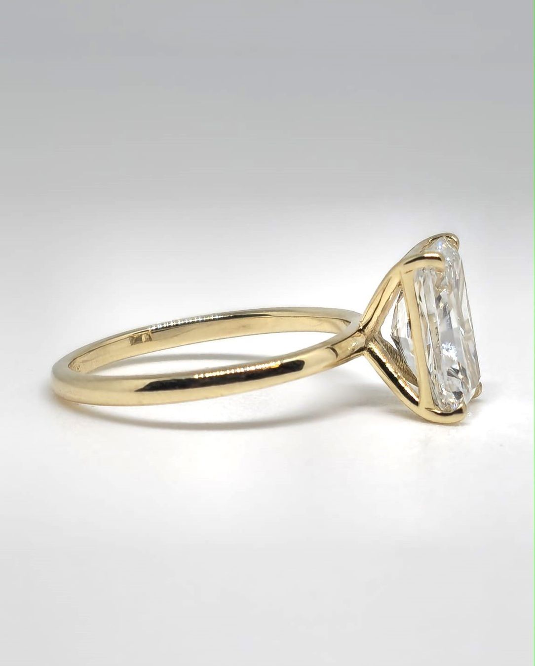 Ringe: Ring 14K Gelbgold, Labordiamant 3,03 ct E VVS2 IGI – Neu und originalverpackt aus Winterthur von fba_7ply 2