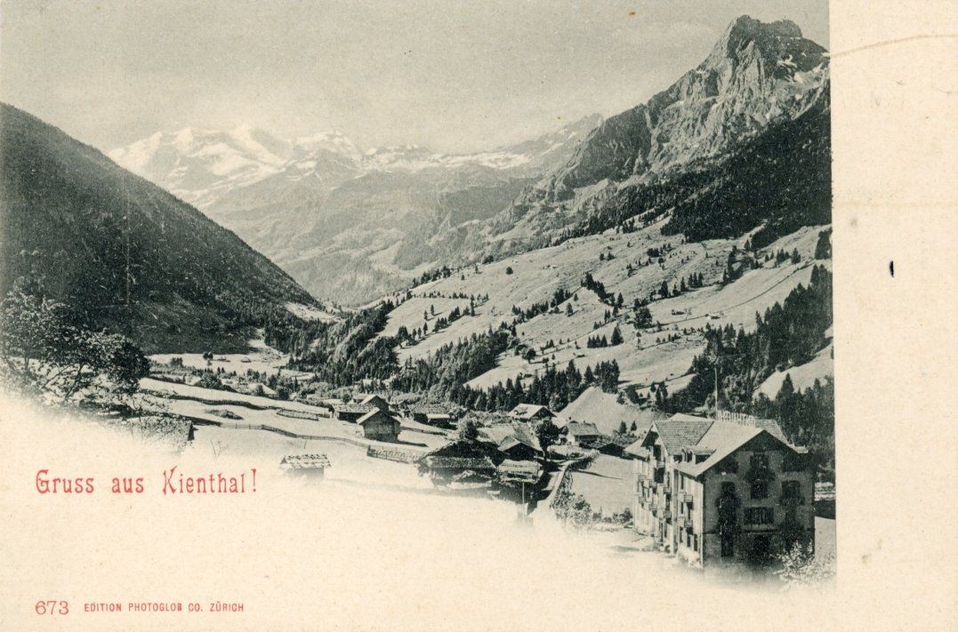 Ansichtskarten: Kiental   BE      ca. 1900 – Gebraucht aus Brig von Valcards54