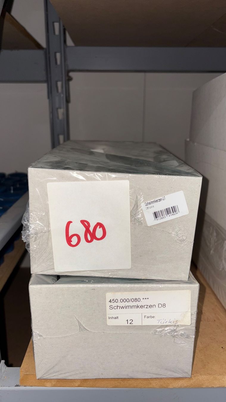 Candele: 680 Posten Schwimmkerzen aus Liquidation – Nuovo (secondo la descrizione) da Derendingen venduto da Meisterstuecke 1
