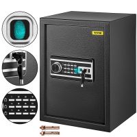 VEVOR Tresor Möbeltresor Schwarz 60L