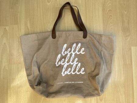 Caudalie Stofftasche Strand Shopper Tasche beige neu