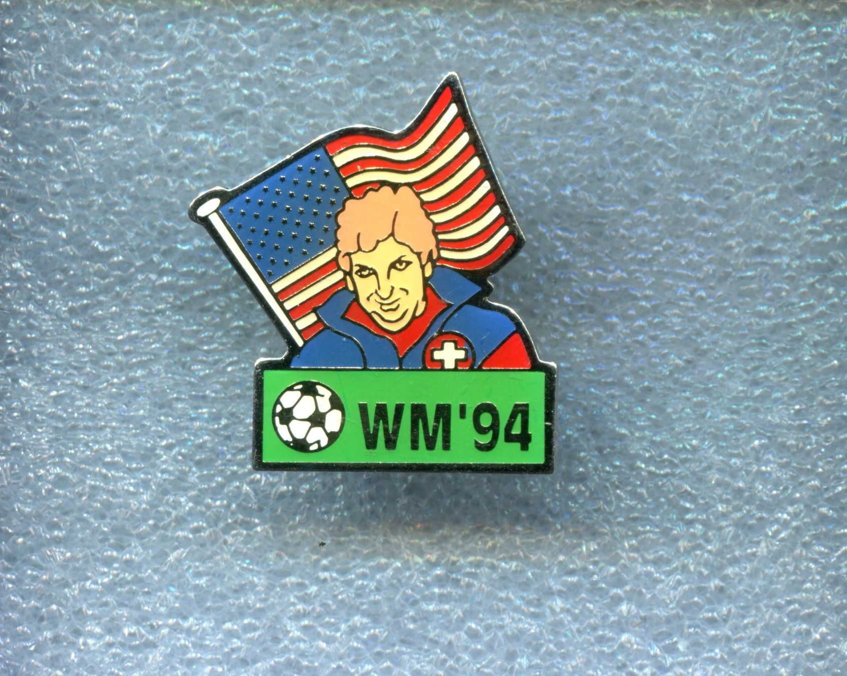 Placchette & Badge: WM  USA SCHWEIZ '94 – Usato da Winterthur venduto da Sammleroase