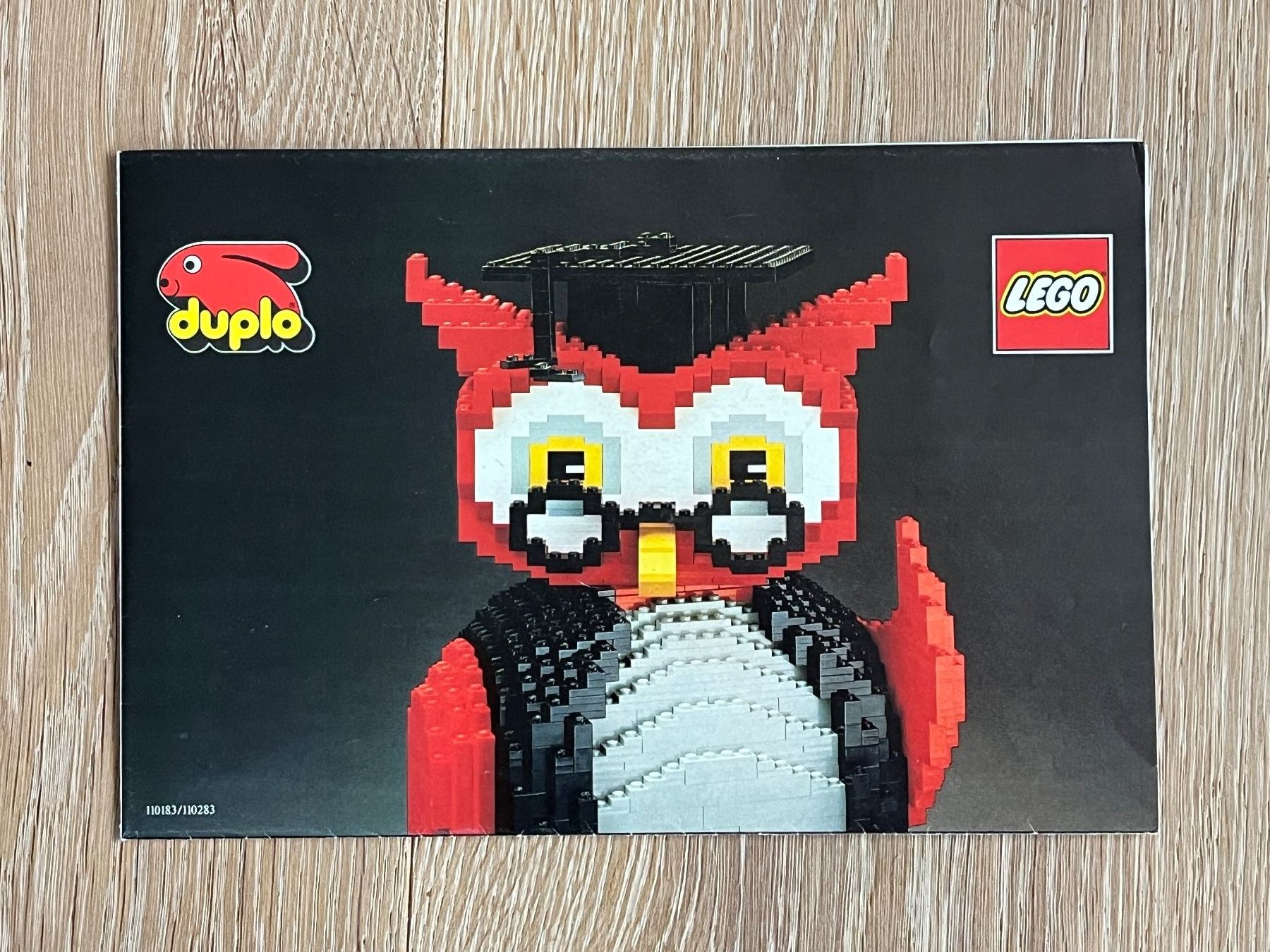 Lego Documenti: LEGO Duplo Prospekt Eule 1985 – Usato da Winterthur venduto da Wusa01