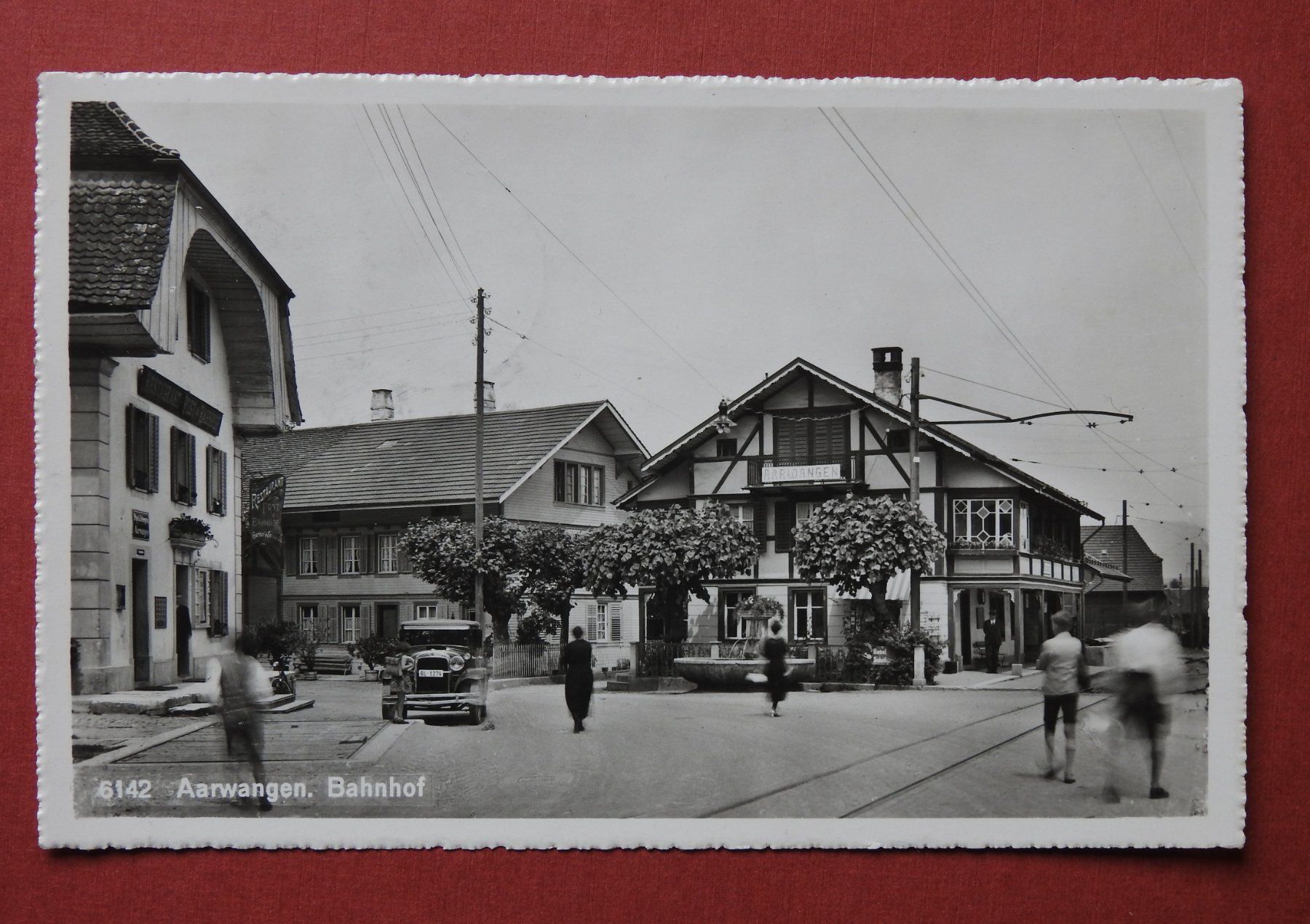 Cartoline postali: Aarwangen - Bahnhof, belebt – Usato da Rain venduto da 999-800-K