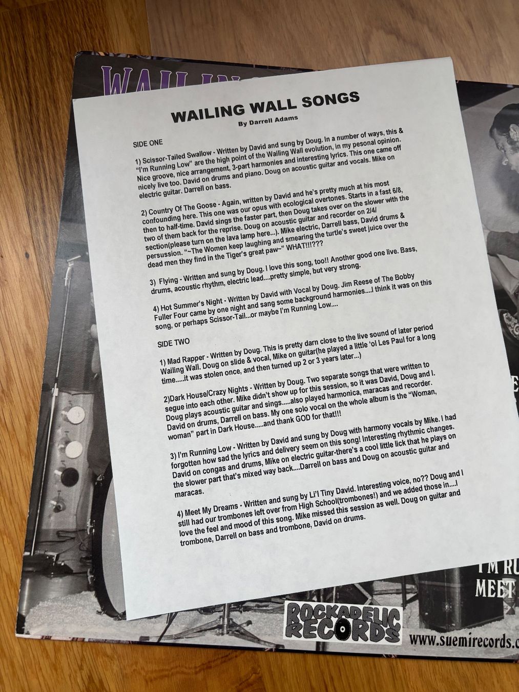 Dischi in vinile: Wailing Wall Same 1971 psychedelic rock usa – Usato da Zürich venduto da manuunited 3