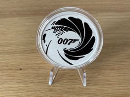 James Bond 007 Black Edition 1 OZ / Unze Silber 2022