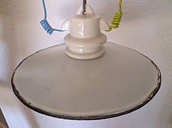 Lampen: Email - Werkstattlampe antik – Gebraucht aus Effretikon von Heimstudio 2