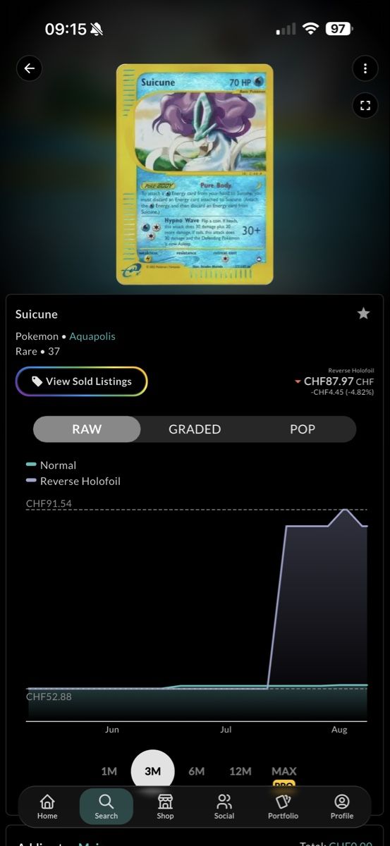 Pokémon Sammelbilder & Trading cards: SUICUNE AQUAPOLIS - REVERSE – Gebraucht aus Canobbio von ale_85bk 2