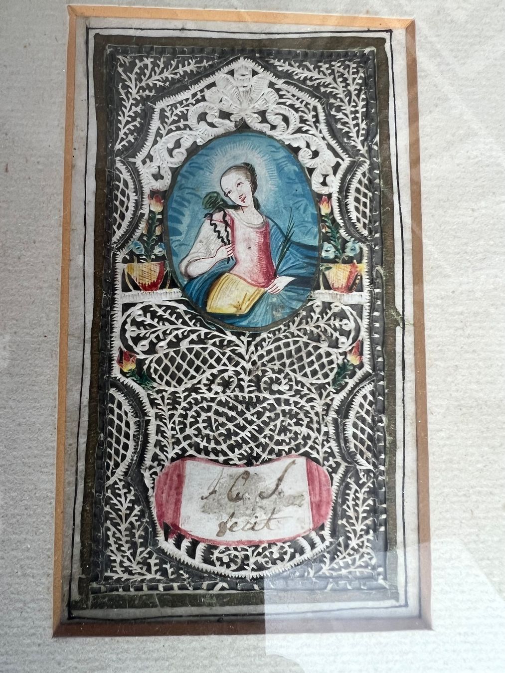 Foto & Immagini: Klosterarbeit Spizenbild 18./19. Jh. – Usato da Unterengstringen venduto da Gustav03