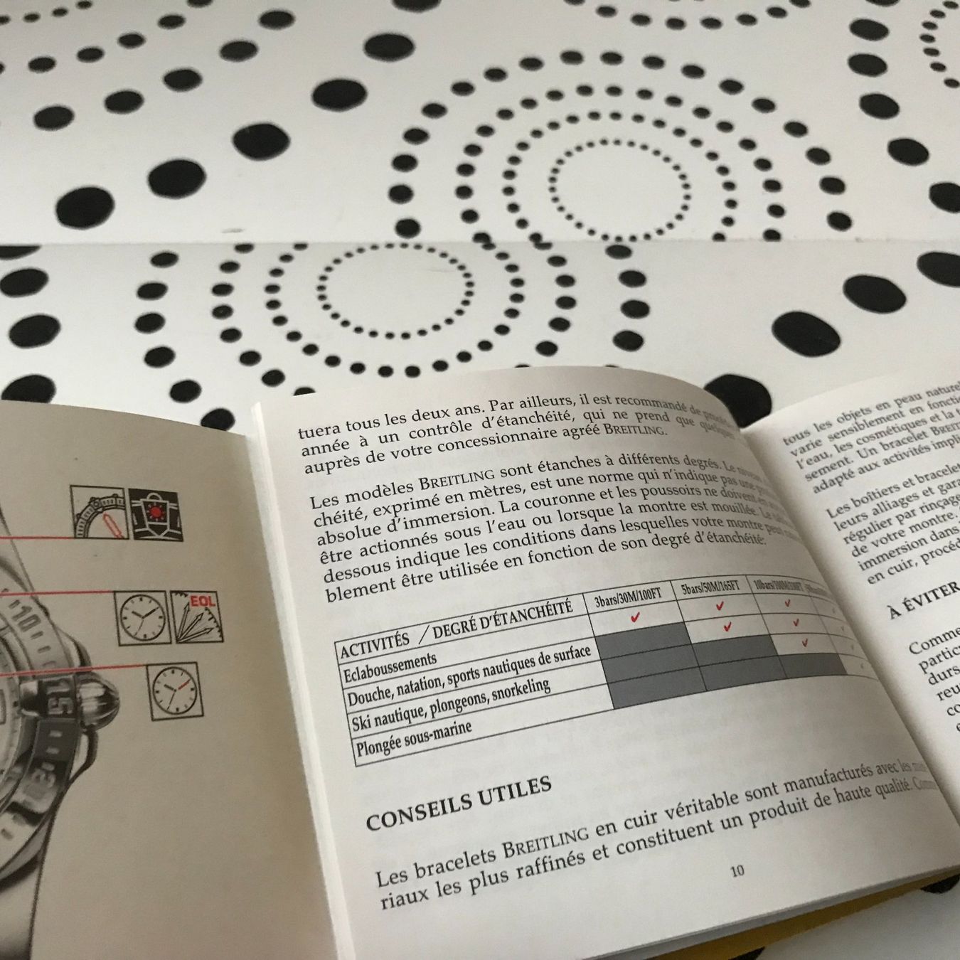 Breitling Documenti: BREITLING STARLINER - OPERATING INSTRUCTIONS !!! – Usato da Epalinges venduto da dream-watch 4