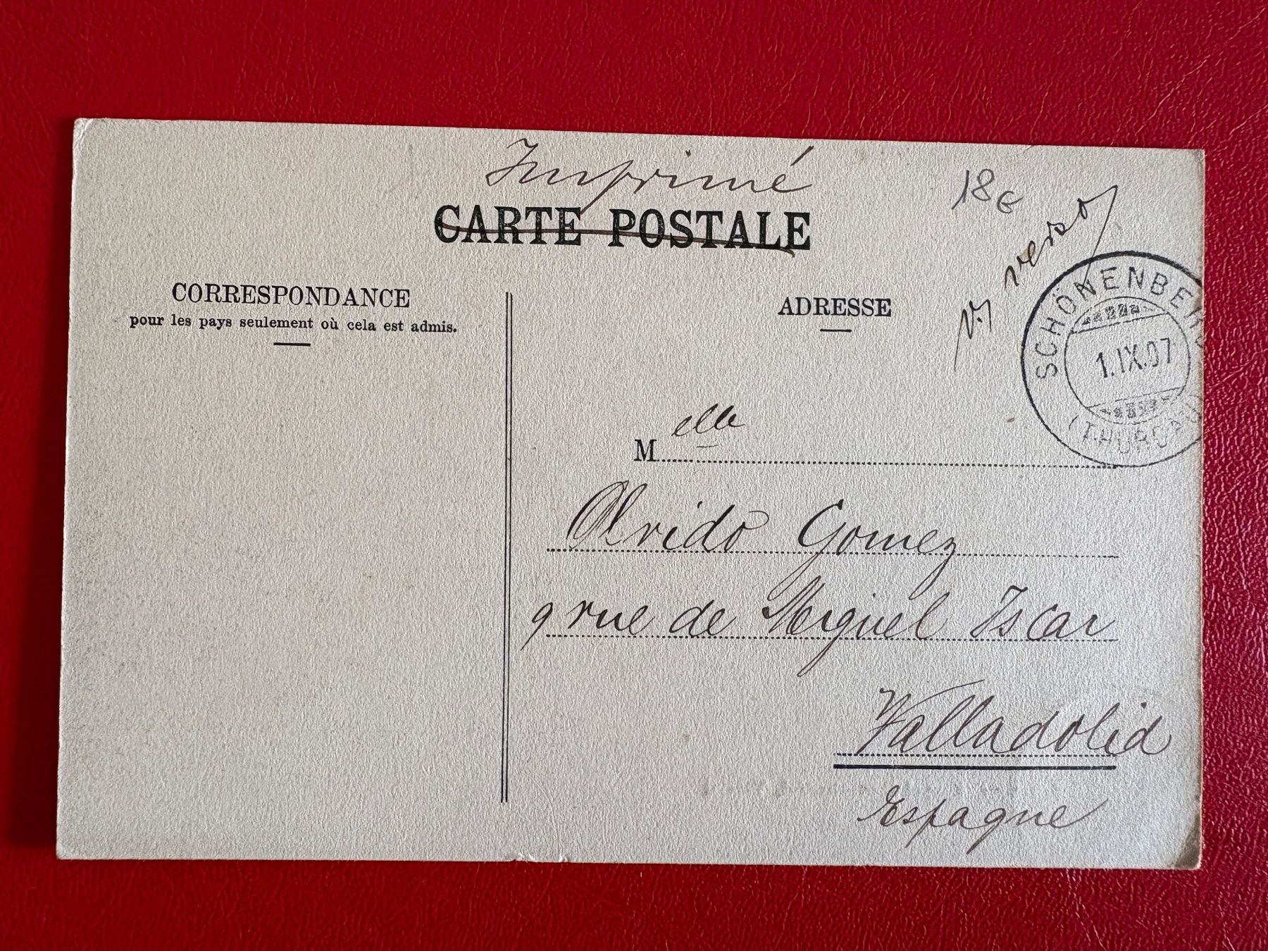 Ansichtskarten: 1907 / Kippel Lötschental / Valais – Gebraucht aus St-Légier-La Chiésaz von Theo005 1
