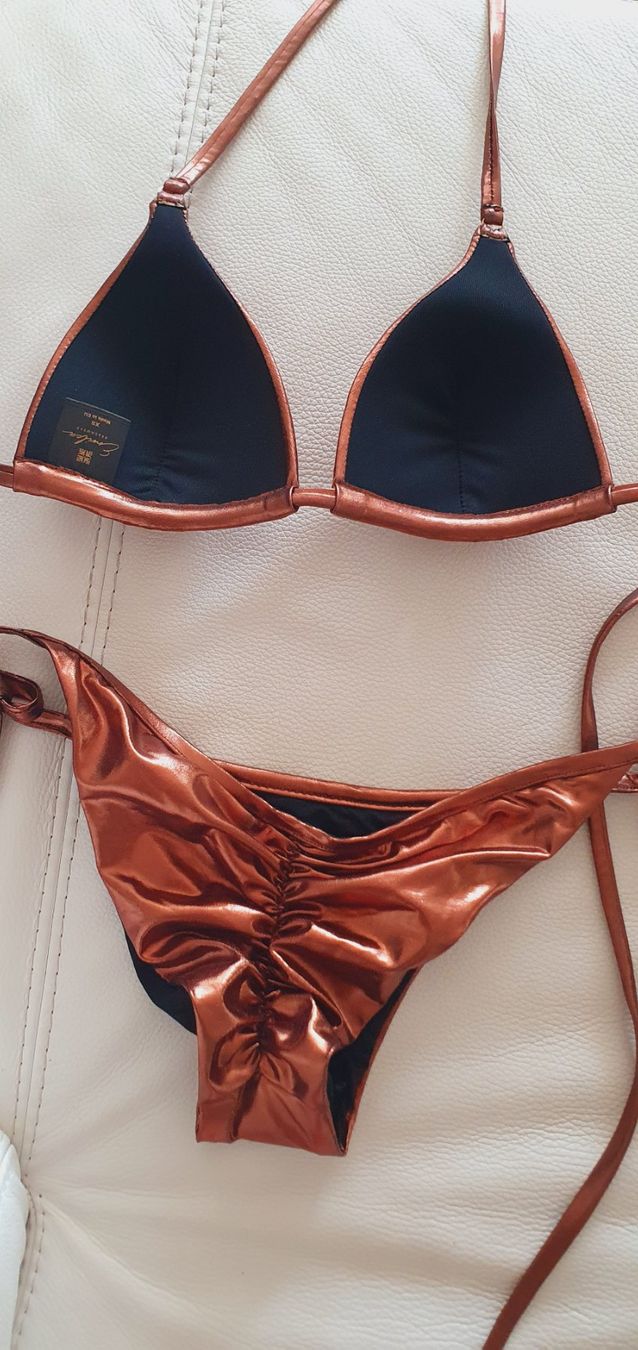 Costumi da bagno & Bikini: Bikini bronze Gr. XS/S Neu Designer ENVILEA – Nuovo e nell'imballaggio originale da Stansstad venduto da InStyle8 2