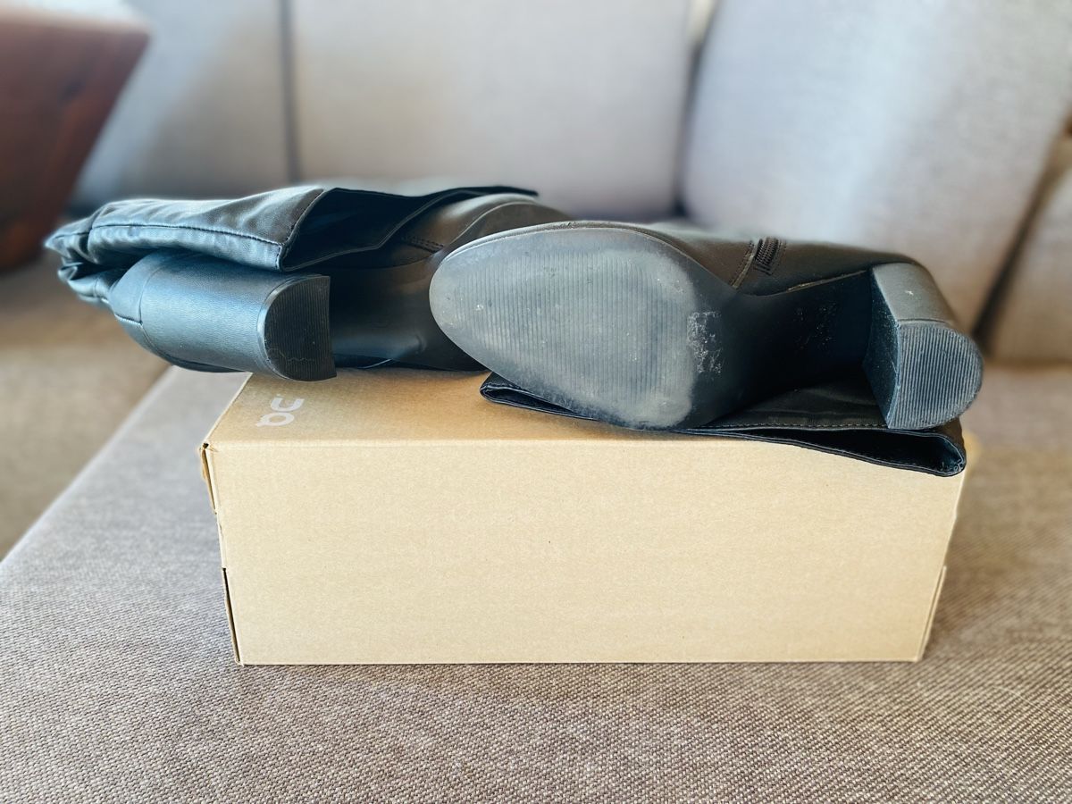 Herrenschuhe: Schwarze hohe Stiefel mit Blockabsatz – Gebraucht aus Gossau ZH von Lia_Chris 5