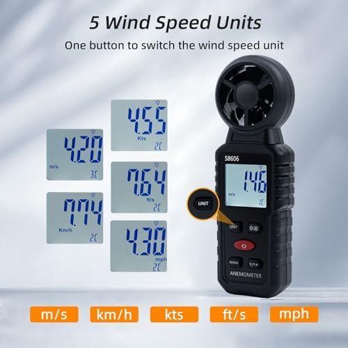 Mesurer: 3 1 Handheld Digital Anemometer Windmesser Windmessgerät – Neuf avec emballage d'origine à Hundwil par Pakethase 4
