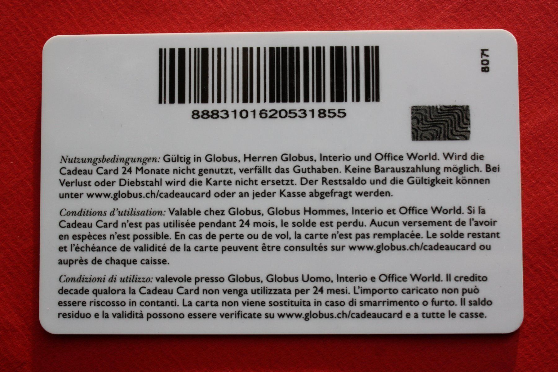 Karten: geschenkkarte – Gebraucht aus Laupen BE von Gufi57 1