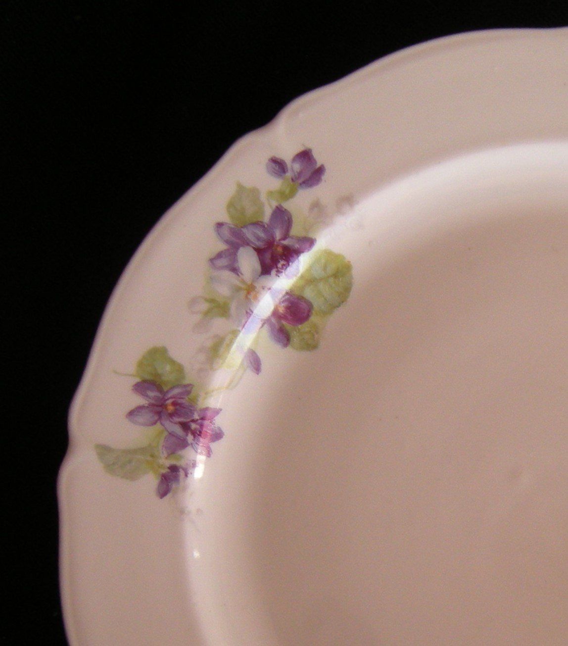 Piatti: Super assiette Langenthal décorée de Violettes, Parfait État – Nuovo (secondo la descrizione) da Roche VD venduto da pre_h85m 2