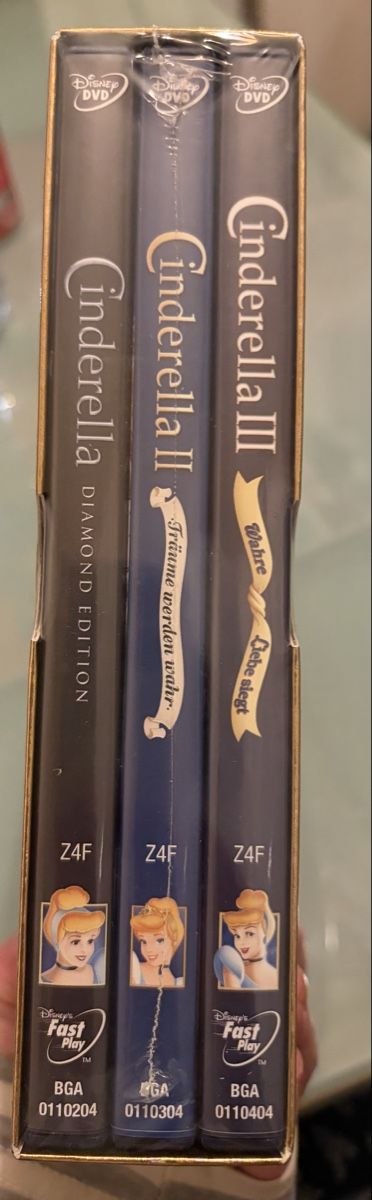 Alle DVDs: Cindarella 3 DVDs  – Neu und originalverpackt aus Basel von Brunner.T 3