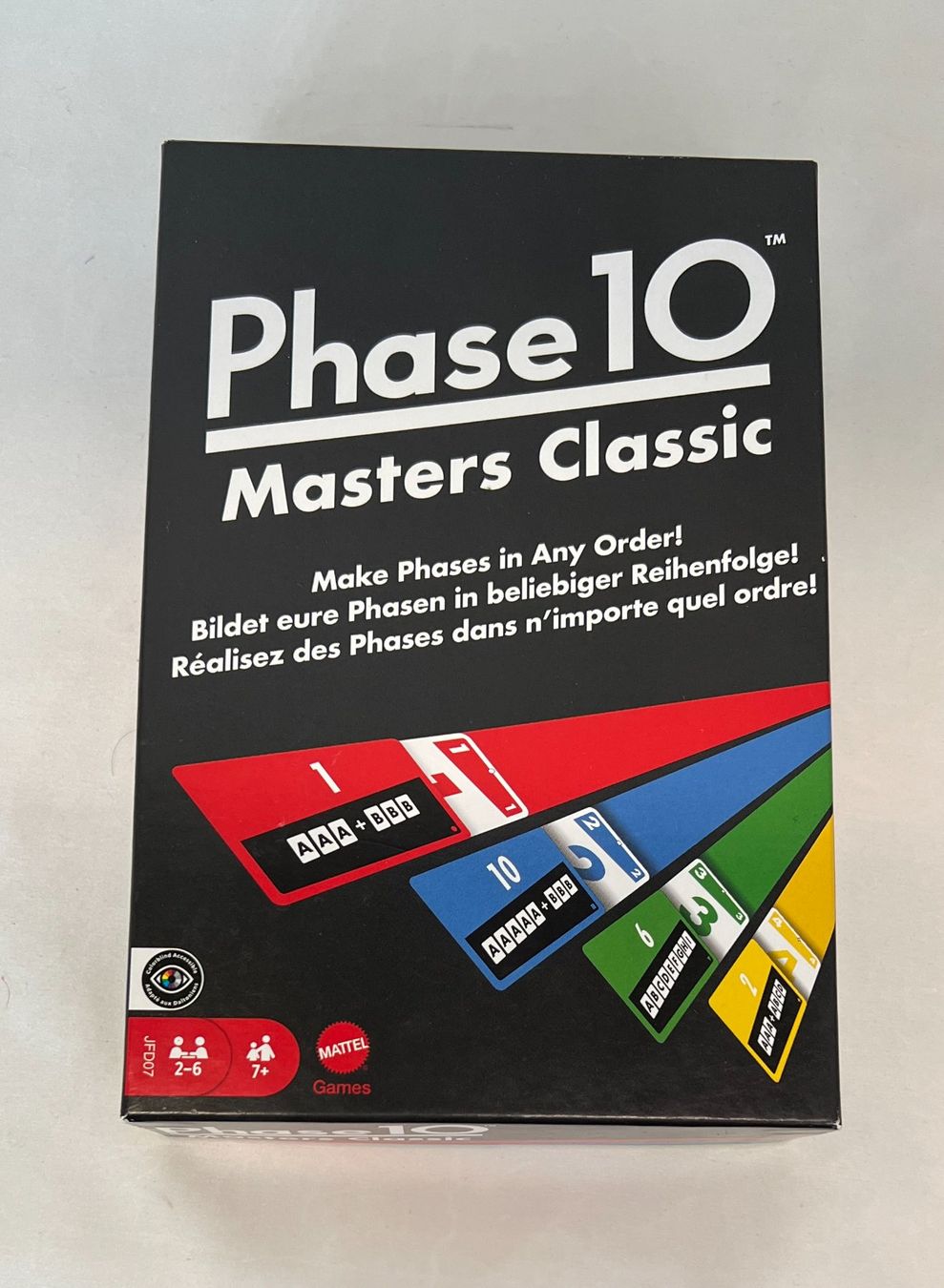 Mattel Giochi: Phase 10 Masters Classic Karten Spiel – Usato da Zürich venduto da Drahtzug