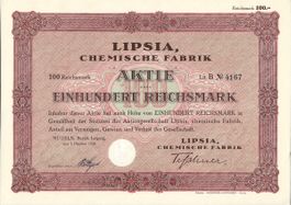 Lipsia Chemische Fabrik, Mügeln Leipzig - 1928
