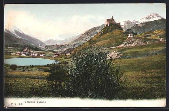 Cartes postales: AK Tarasp, Schloss Tarasp, 1923 – D'occasion à Berlin par bartko-reher