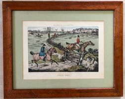 3 Stiche hunting incidents Konvolut englisch Jagdszenen Jagd