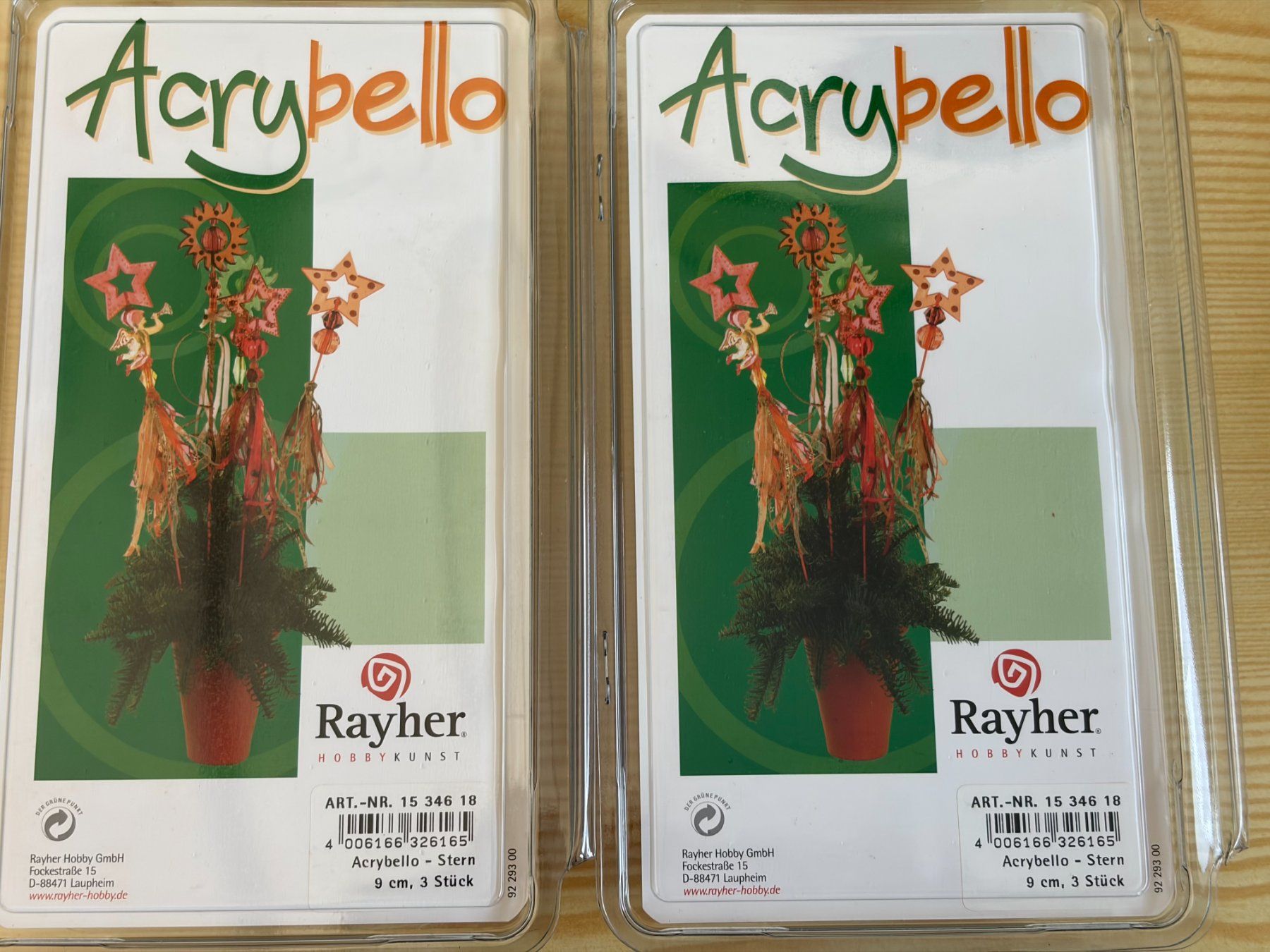 Tutte le decorazioni: Acrybello - Sterne – Nuovo e nell'imballaggio originale da Orpund venduto da Shivatiger 2
