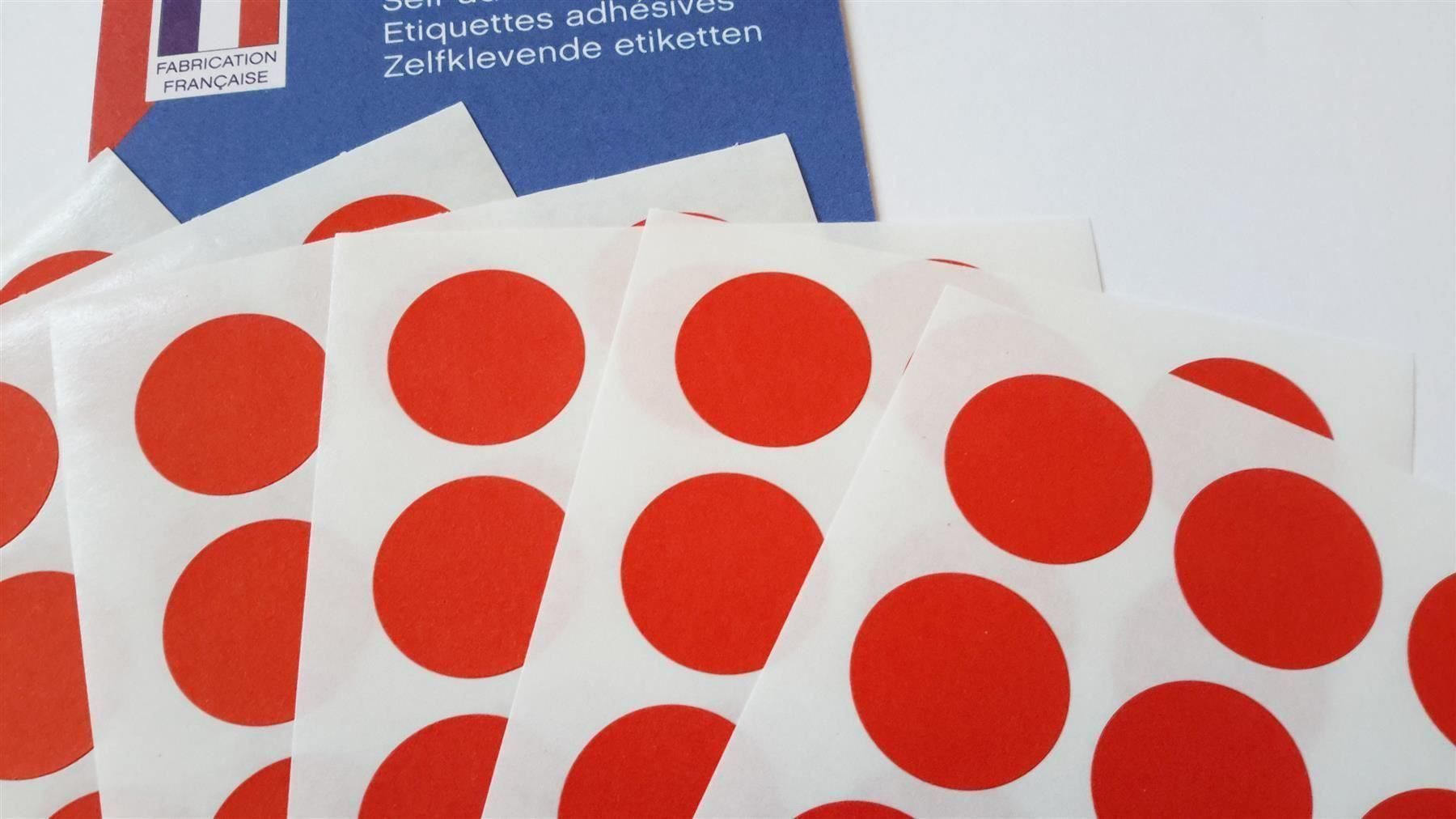 Sticker: Markierungspunkte, rot, 19mm, 90 Stück – Nuovo e nell'imballaggio originale da St. Gallen venduto da cointec 5