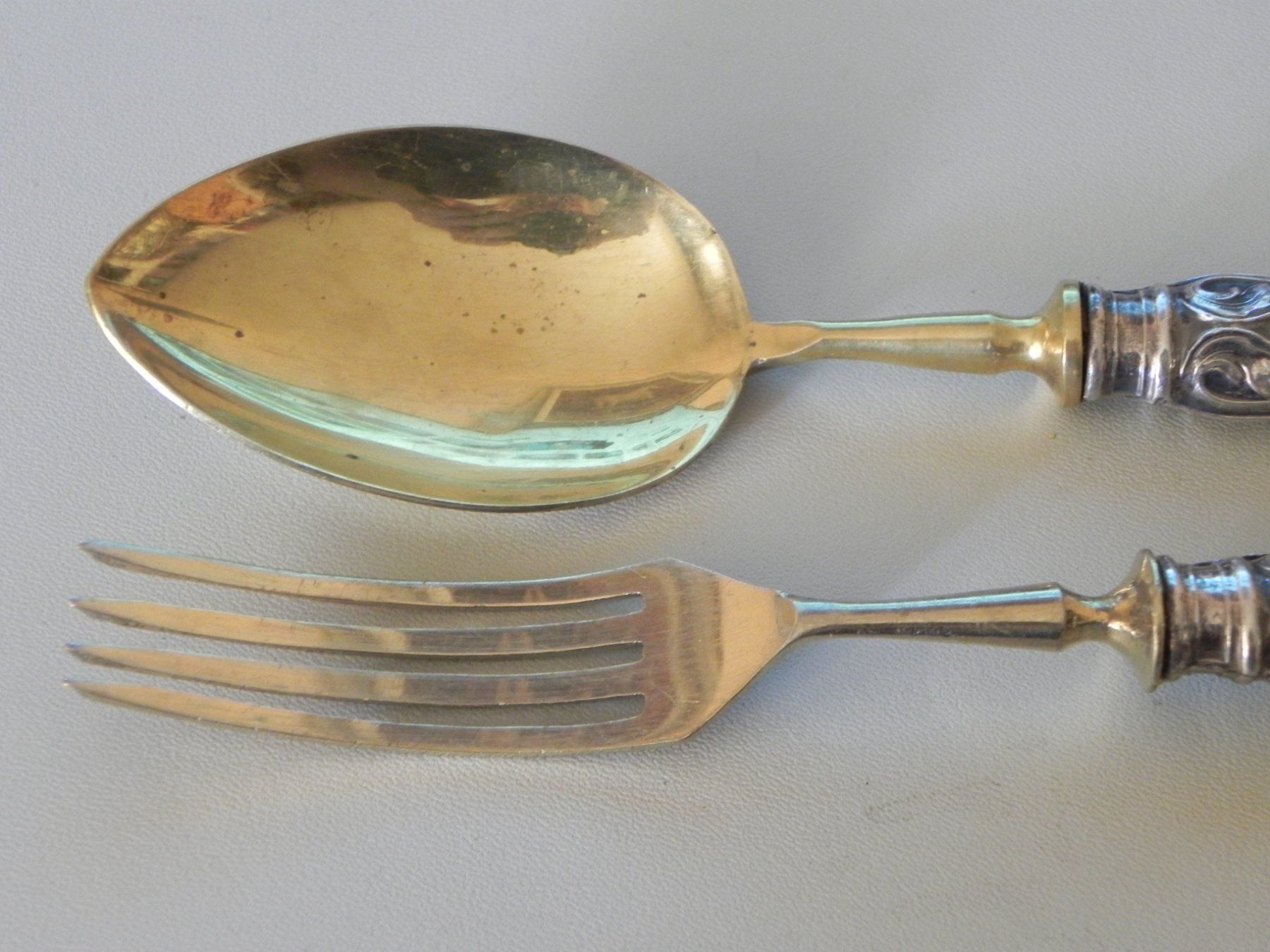 Set di posate: Besteckset 800 Silber / vergoldet – Usato da Minusio venduto da Lory64 2