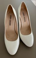 Buffalo London Damen Pumps Leder weiss Gr. 38 Vintage