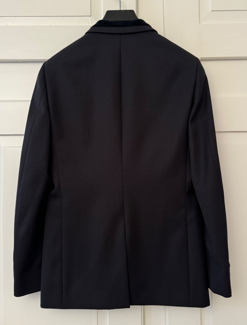Celine Giacche: Celine Blazer schwarz Wolle mit Samtkragen x Hedi Slimane – Usato da Zürich venduto da dodichnobligmailcom 4
