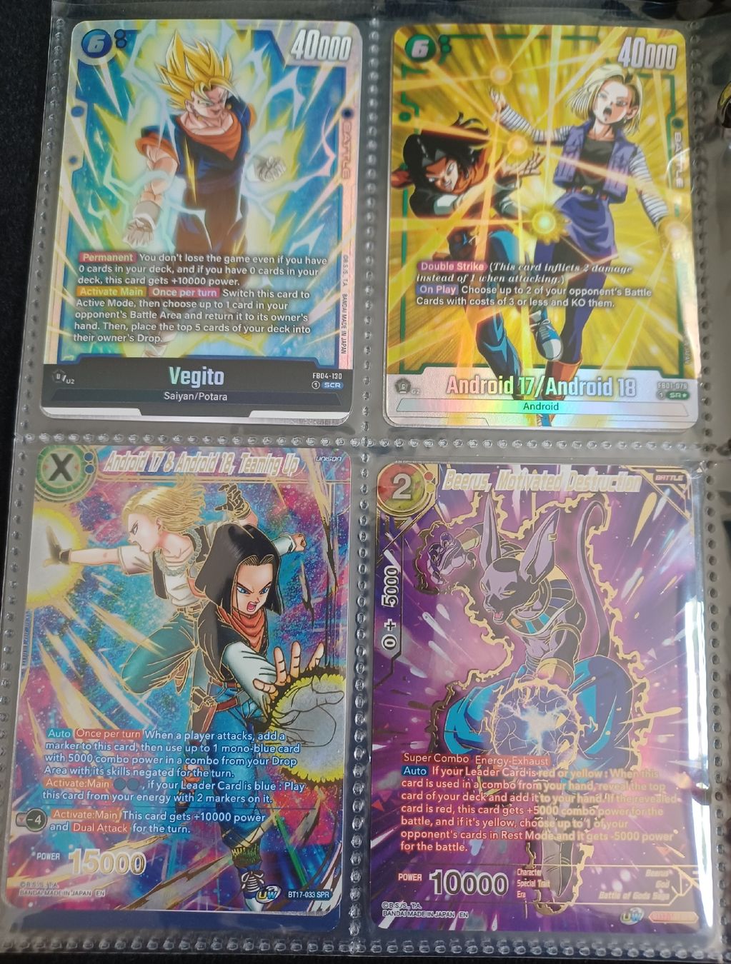 Bandai Carte collezionabili: Dragonball TCG 24xFoil 1xNormal – Nuovo (secondo la descrizione) da Eggenwil venduto da Murmeltier87 1