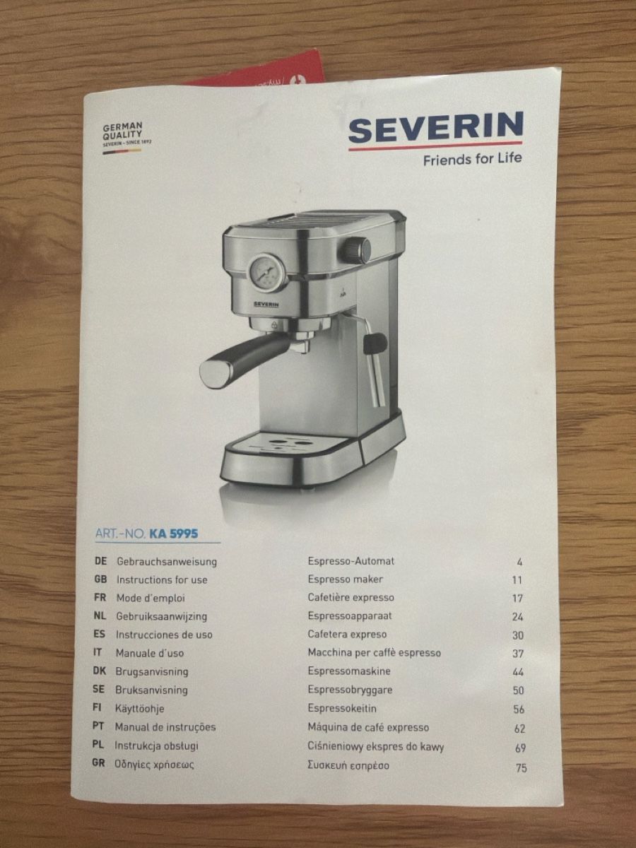 Macchine per caffè & Macchine per espresso: Severin Espressomaschine – Usato da Thun venduto da cmfr84 1