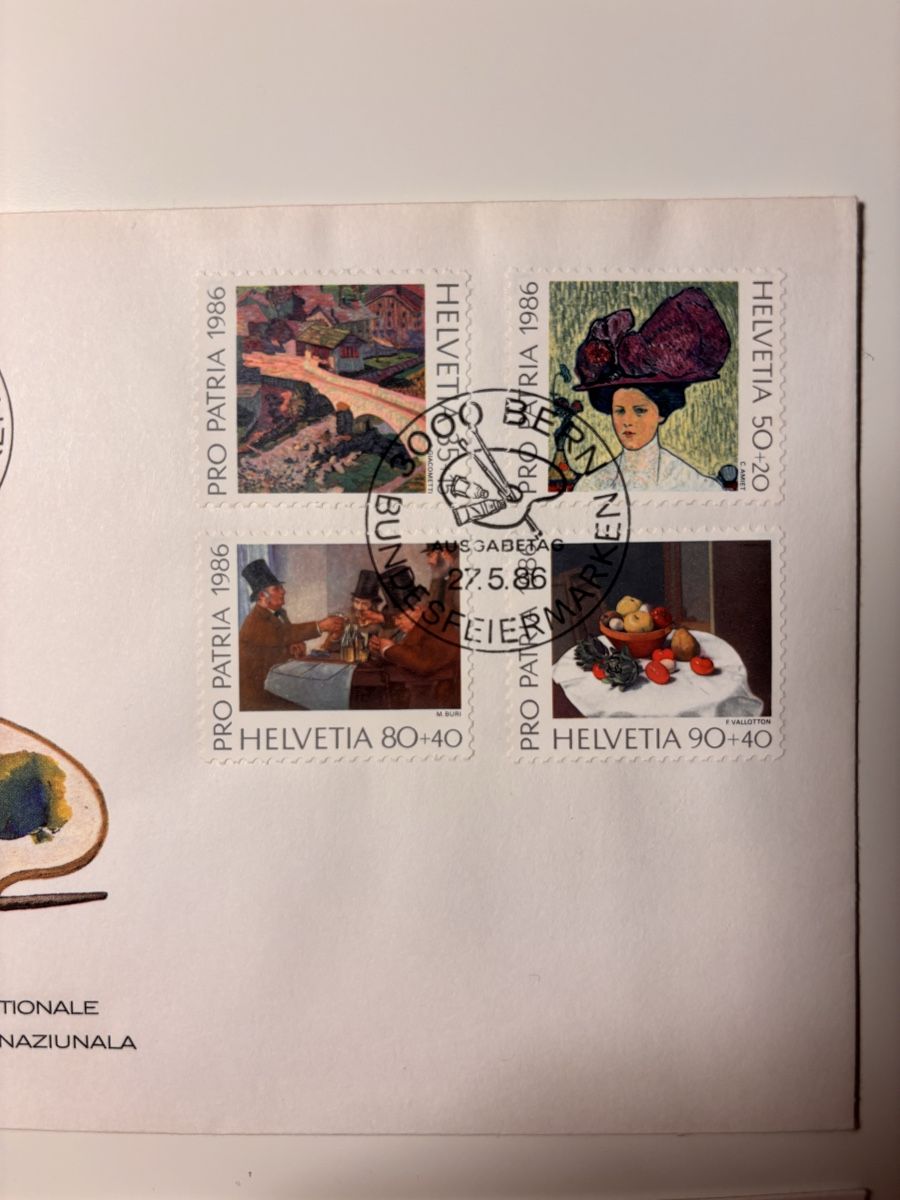 Alle Briefmarken: Timbres fête nationale – Gebraucht aus Romanel-s-Lausanne von Lawdisy- 1