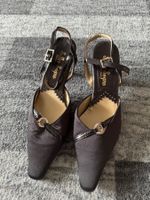 Elegante Soffice Sogno Slingpumps schwarz Gr 36