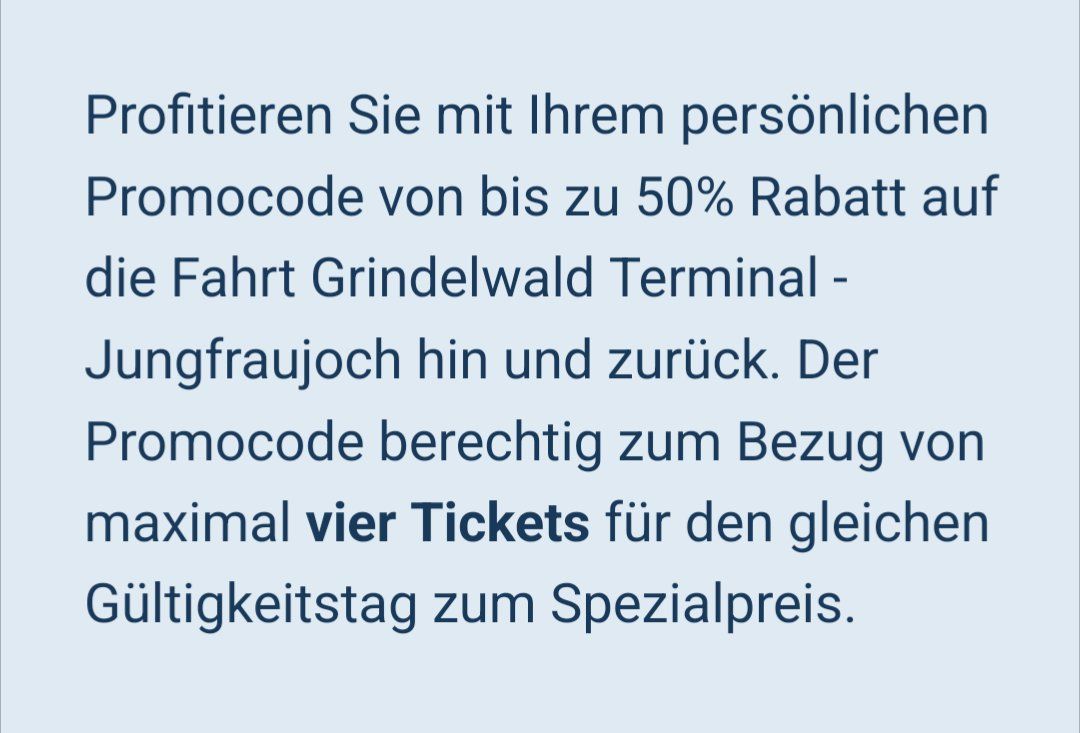 Buoni: Gutschein Jungfraujoch bis 50% Rabatt – Usato da Achseten venduto da plink 3