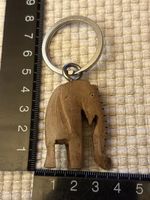 Schlüsselanhänger Elefant aus Holz