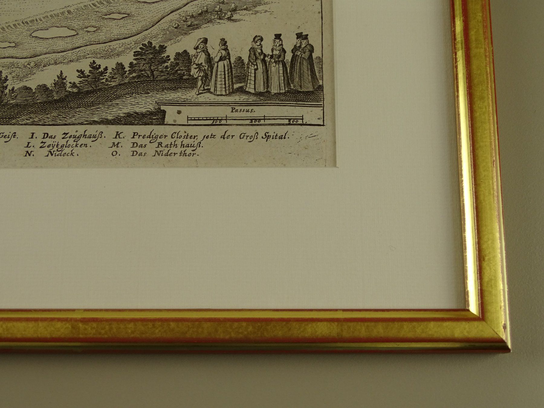 Incisioni: BERN, MERIAN KUPFERSTICH 1654 – Usato da Grüningen venduto da Kartensammler 7
