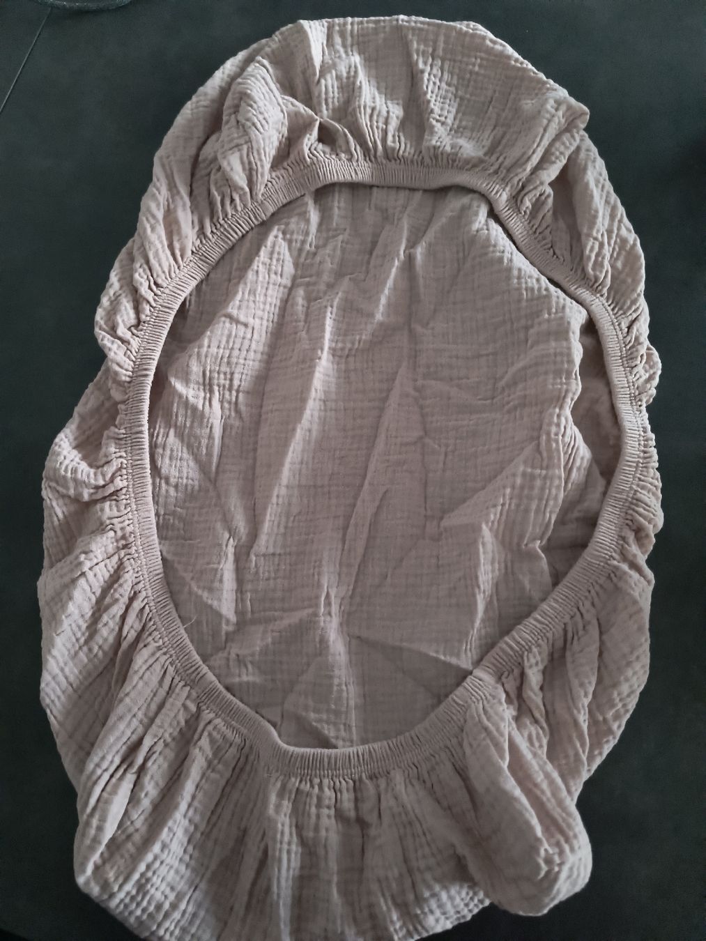 Biancheria da letto: Spannbettlaken Mullstoff Rosa 40x80cm  – Usato da Schöfflisdorf venduto da kin_2dp9 1
