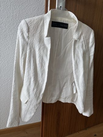ZARA white blazer M